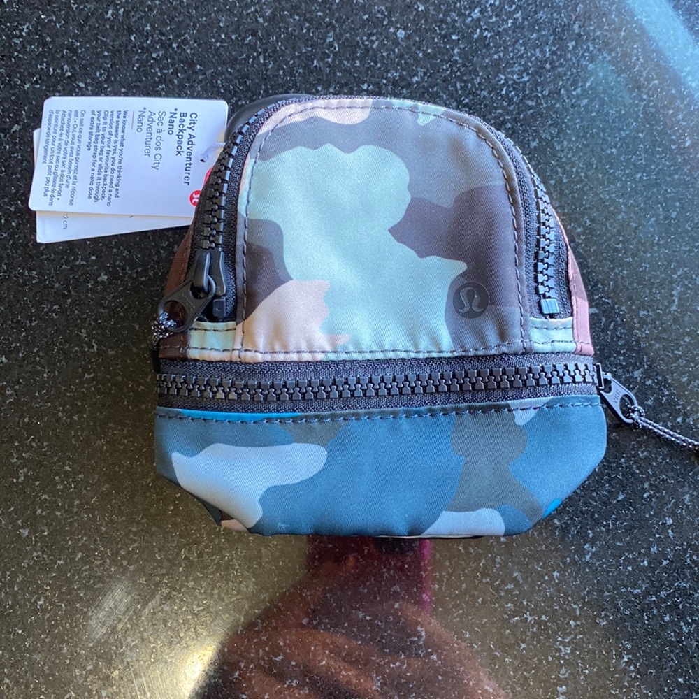Camo Mini Keychain Backpack